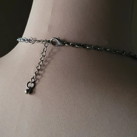 Statement Bib Necklace with Colorful Beading and Stone Accents - Picture 7 of 7